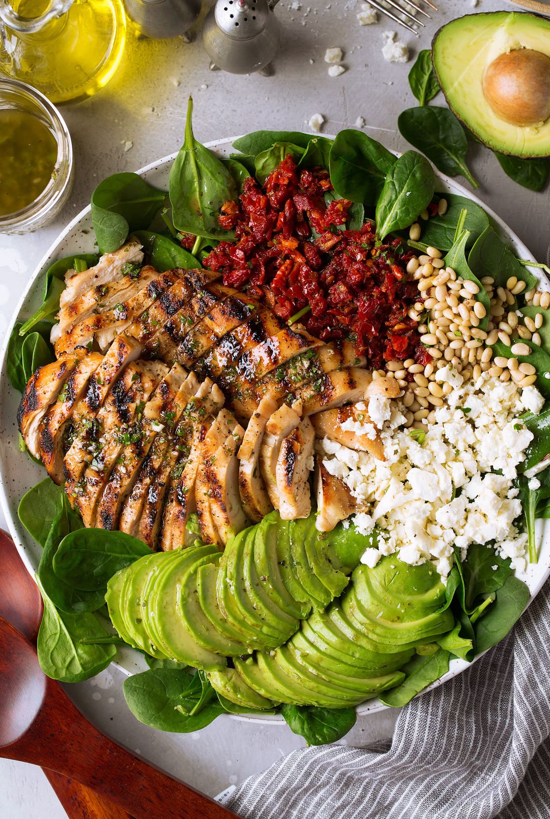 Grilled Chicken & Sun Dried Tomato Salad: Weeknight Flavor